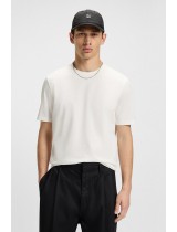ΜΠΛΟΥΖΑ T-SHIRT HUGO - 102 ΛΕΥΚΟ