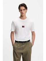 ΜΠΛΟΥΖΑ T-SHIRT HUGO - 102 ΛΕΥΚΟ