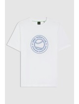 ΜΠΛΟΥΖΑ T-SHIRT BOSS - 101 ΛΕΥΚΟ