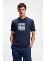 ΜΠΛΟΥΖΑ T-SHIRT BOSS - 464 ΜΠΛΕ