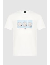 ΜΠΛΟΥΖΑ T-SHIRT BOSS - 100 ΛΕΥΚΟ