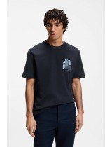 ΜΠΛΟΥΖΑ T-SHIRT BOSS - 404 ΜΠΛΕ