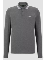 POLO ΜΠΛΟΥΖΑ BOSS - 031 ΓΚΡΙ