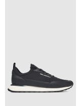 ΠΑΠΟΥΤΣΙΑ KARL LAGERFELD - 4AA NAVY LEATHER & TEXTILE