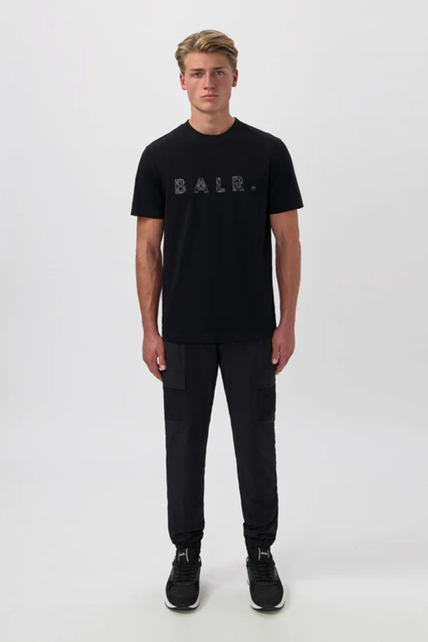 ΜΠΛΟΥΖΑ T-SHIRT BALR - 1182 JET BLACK / PHANTOM