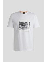 ΜΠΛΟΥΖΑ T-SHIRT BOSS - 100 ΛΕΥΚΟ