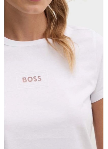 ΜΠΛΟΥΖΑ T-SHIRT BOSS - 100 ΛΕΥΚΟ