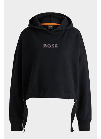 ΦΟΥΤΕΡ HOODIE BOSS - 001 ΜΑΥΡΟ