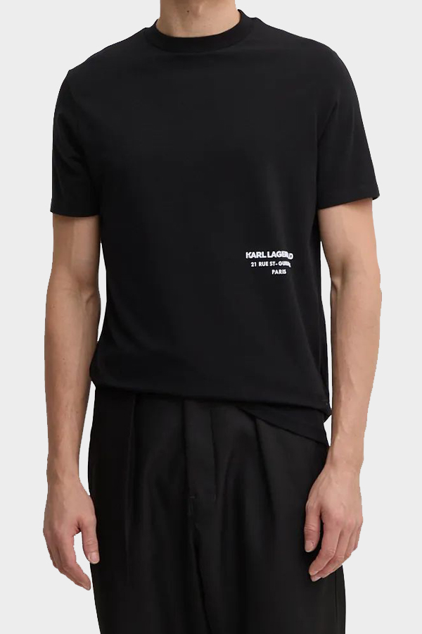 ΜΠΛΟΥΖΑ T-SHIRT KARL LAGERFELD - 990 ΜΑΥΡΟ