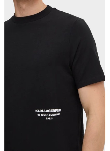 ΜΠΛΟΥΖΑ T-SHIRT KARL LAGERFELD - 990 ΜΑΥΡΟ