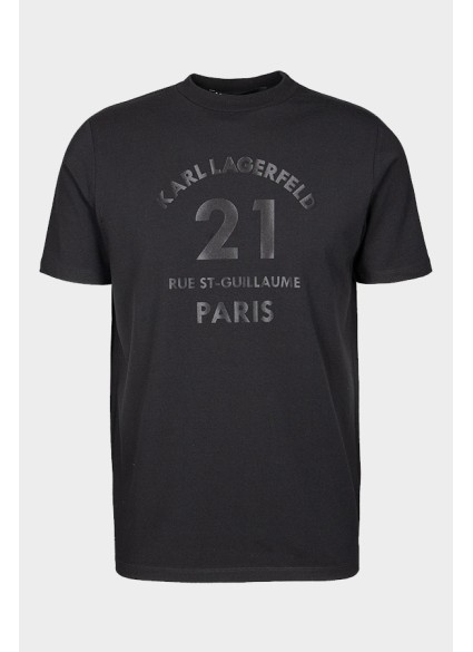 ΜΠΛΟΥΖΑ T-SHIRT KARL LAGERFELD - 990 ΜΑΥΡΟ