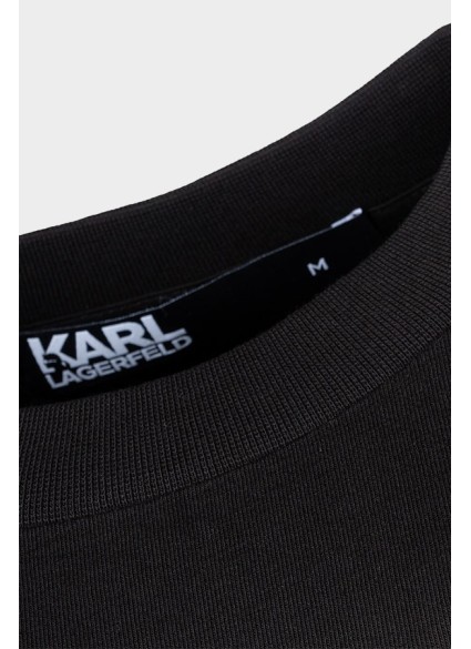 ΜΠΛΟΥΖΑ T-SHIRT KARL LAGERFELD - 990 ΜΑΥΡΟ