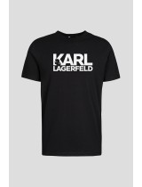 ΜΠΛΟΥΖΑ T-SHIRT KARL LAGERFELD - 990 ΜΑΥΡΟ