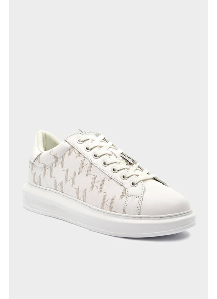 ΠΑΠΟΥΤΣΙΑ SNEAKERS KARL LAGERFELD - 01W WHITE LEATHER