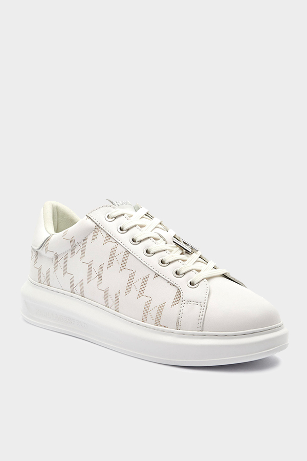 ΠΑΠΟΥΤΣΙΑ SNEAKERS KARL LAGERFELD - 01W WHITE LEATHER