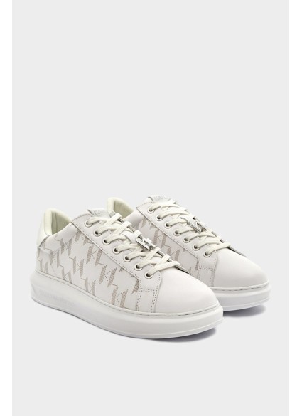 ΠΑΠΟΥΤΣΙΑ SNEAKERS KARL LAGERFELD - 01W WHITE LEATHER