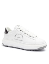 ΠΑΠΟΥΤΣΙΑ SNEAKERS KARL LAGERFELD - 01S WHITE LEATHER/SILVER