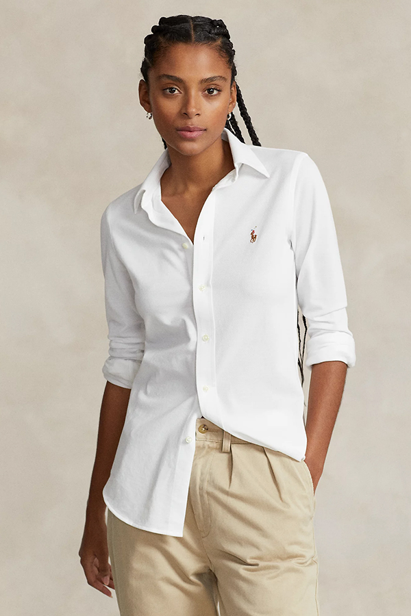 ΠΟΥΚΑΜΙΣΟ POLO RALPH LAUREN - 100 WHITE