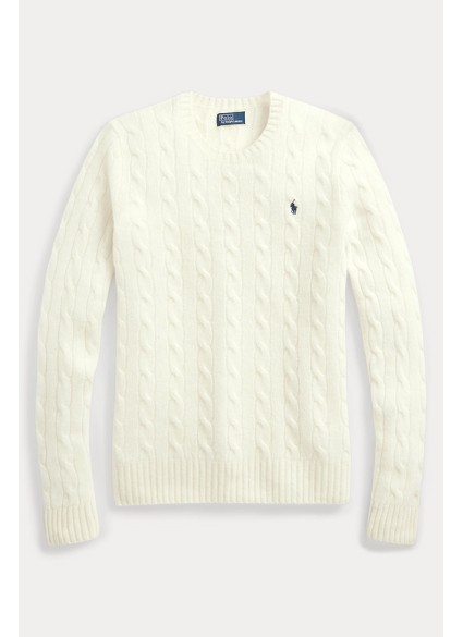 ΠΛΕΚΤΟ POLO RALPH LAUREN - 100 WHITE