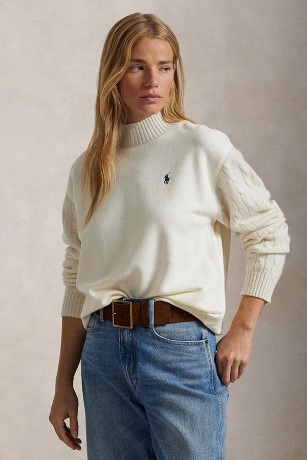 ΦΟΥΤΕΡ POLO RALPH LAUREN - 101 CREAM