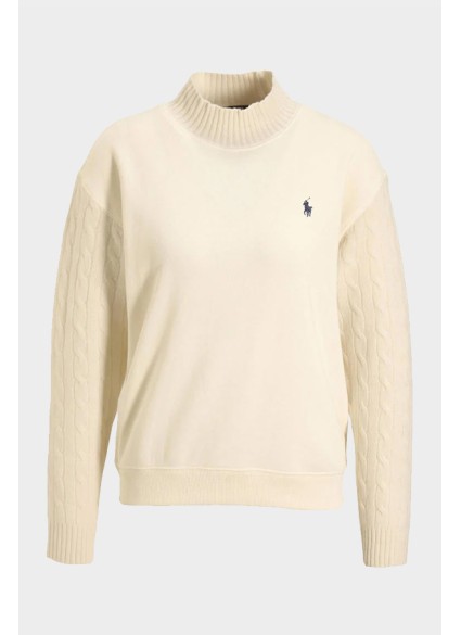 ΠΛΕΚΤΟ POLO RALPH LAUREN - 101 CREAM