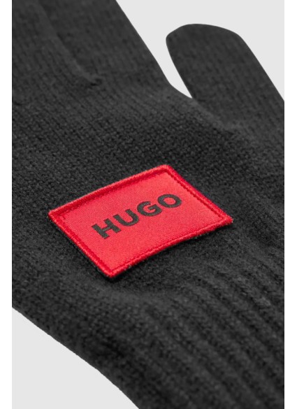 GLOVES HUGO - 001 BLACK