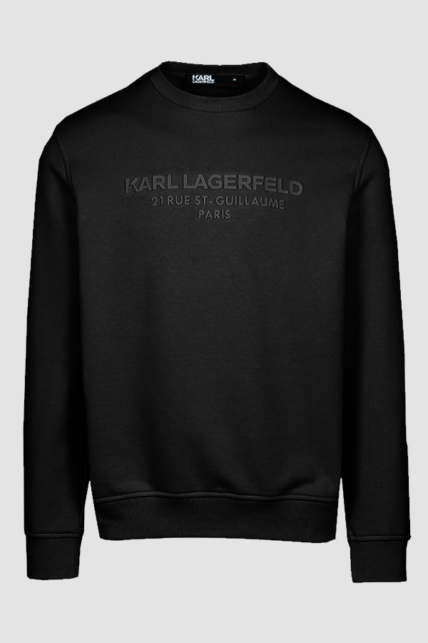 SWEAT CREWNECK KARL LAGERFELD - 990 BLACK