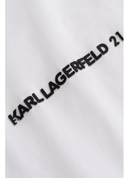 T-SHIRT KARL LAGERFELD - 10 WHITE