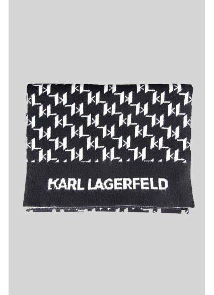 SCARF KARL LAGERFELD - 991 BLACK