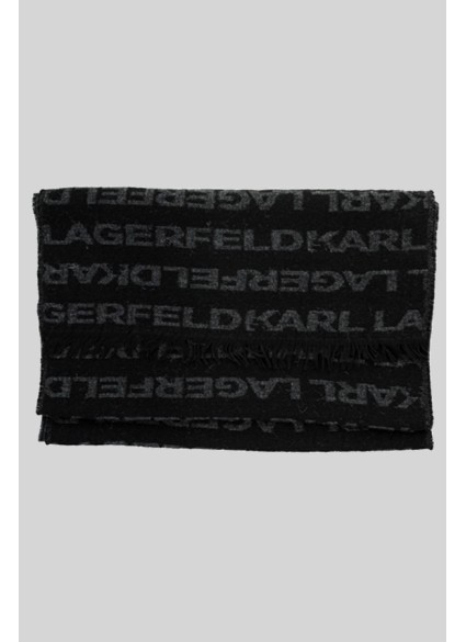 SCARF KARL LAGERFELD - 990 BLACK