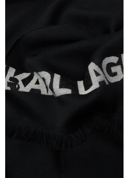 SCARF KARL LAGERFELD - 990 BLACK