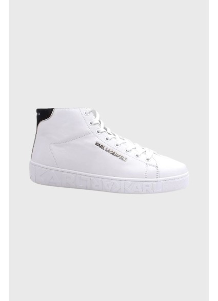 MID LACE SNEAKERS KARL LAGERFELD - 011 WHITE