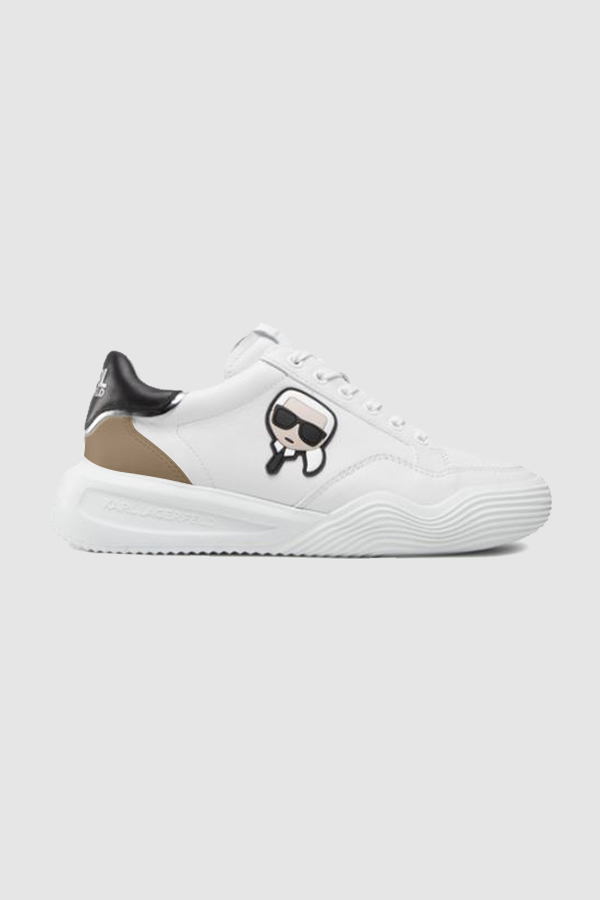 SNEAKERS KARL LAGERFELD - 018 WHITE LEATHER