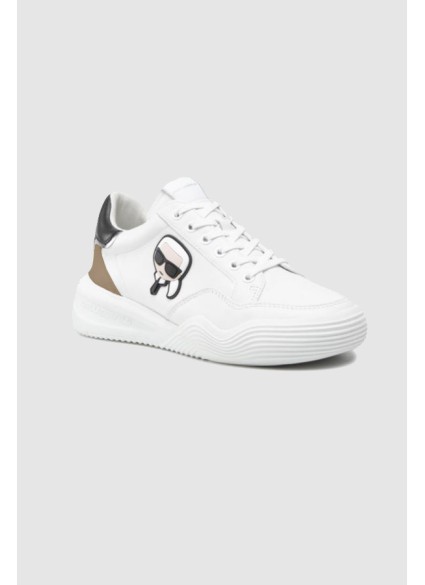 SNEAKERS KARL LAGERFELD - 018 WHITE LEATHER