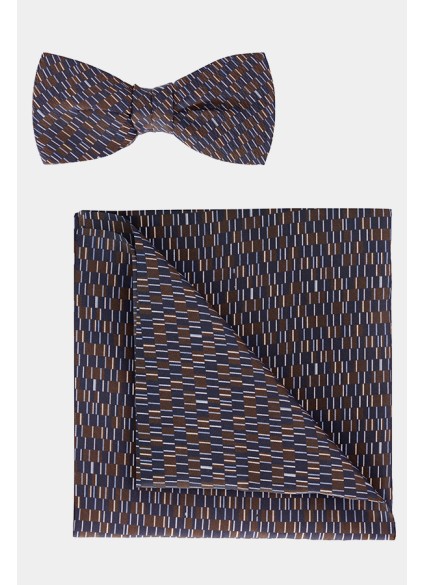 SET BOW TIE AND POCKET SQUARE OLYMP - 28