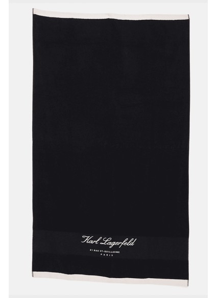 TOWEL KARL LAGERFELD - 999 BLACK