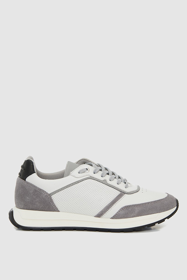 ΠΑΠΟΥΤΣΙΑ BOSS SHOES - WHITE/GREY GARDA