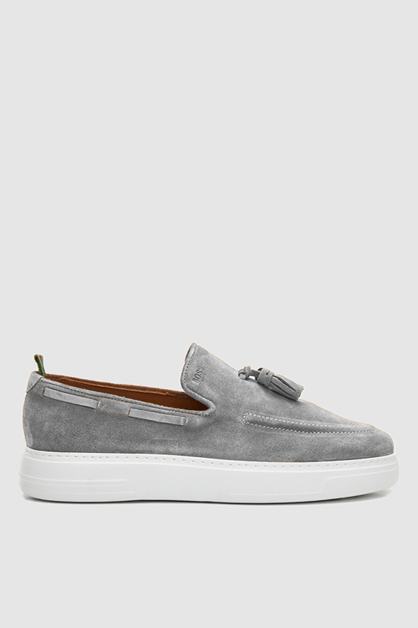 ΠΑΠΟΥΤΣΙΑ BOSS SHOES - GRAY 939 SUEDE