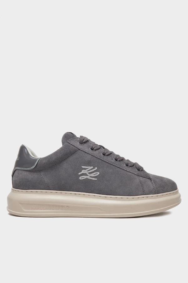 ΠΑΠΟΥΤΣΙ KARL LAGERFELD - 555 MID GREY SUEDE