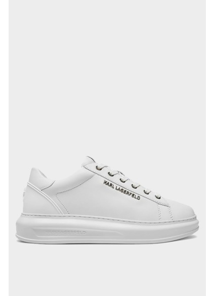 ΠΑΠΟΥΤΣΙ KARL LAGERFELD - 01W WHITE LEATHER