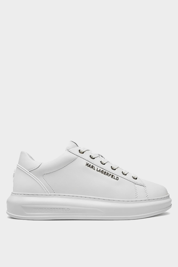 ΠΑΠΟΥΤΣΙ KARL LAGERFELD - 01W WHITE LEATHER